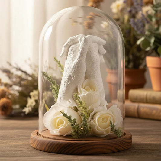 Premium Clear Glass Display Domes - 6x9 Inch