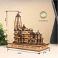 Free Led Light with Shree Ram Janmabhoomi Wooden Temple