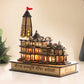 Free Led Light with Shree Ram Janmabhoomi Wooden Temple