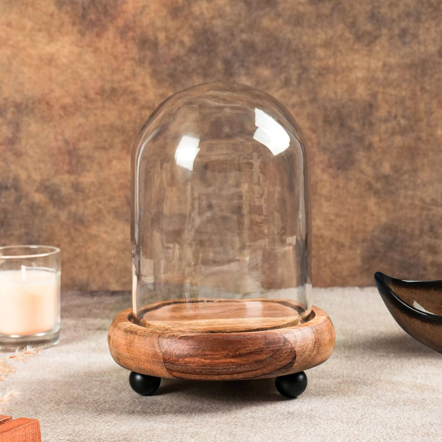 Premium Clear Glass Display Domes – Perfect for Baby & Couple 3D Hand Casting