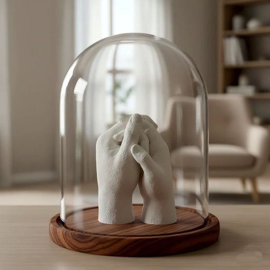 Premium Clear Glass Display Domes - 8x10 Inch